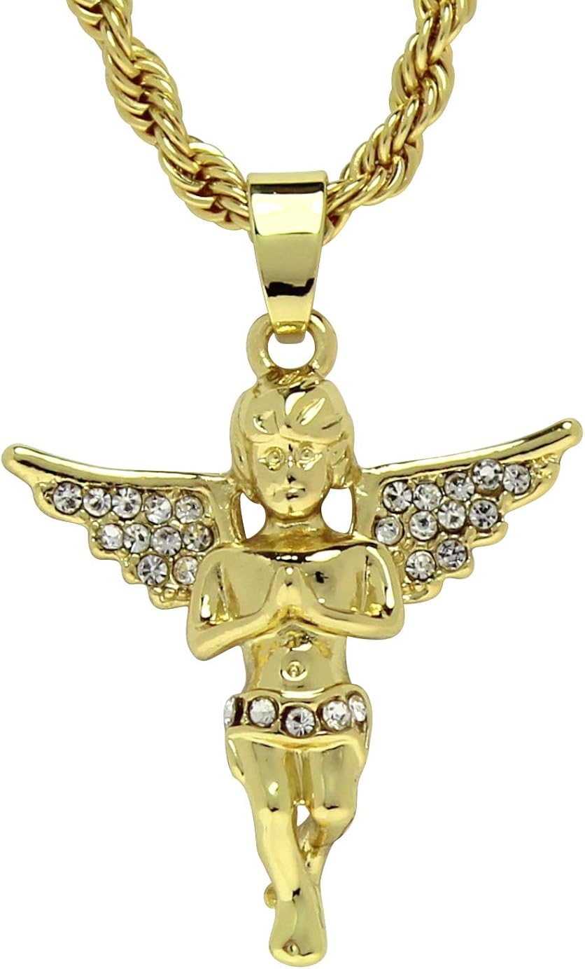 Gold Plated Angel Pendant Shop, 60% OFF 