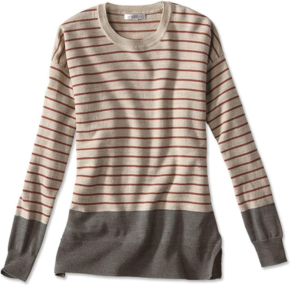 topshop stripe crewneck sweater
