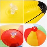 Evance Hawaiian Inflatable Pool Toys 14 Pack Beach Decor Toss Ring Game view 4