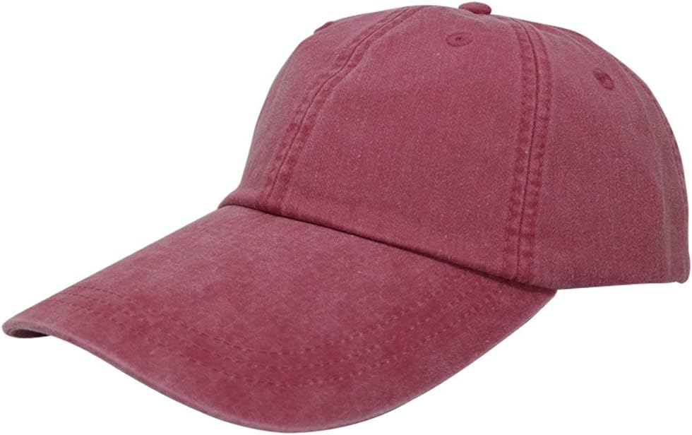 Sunbuster Extra Long Bill 100% Washed Cotton Cap with Leather Adjustable Strap