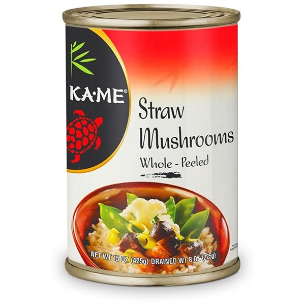 KA-ME STIR-FRY VEGETABLES, STRAW MUSHROOMS, 15 OUNCE