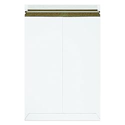 BOX USA StayFlat Mailer, 13"L x 18"W, Pack of 100