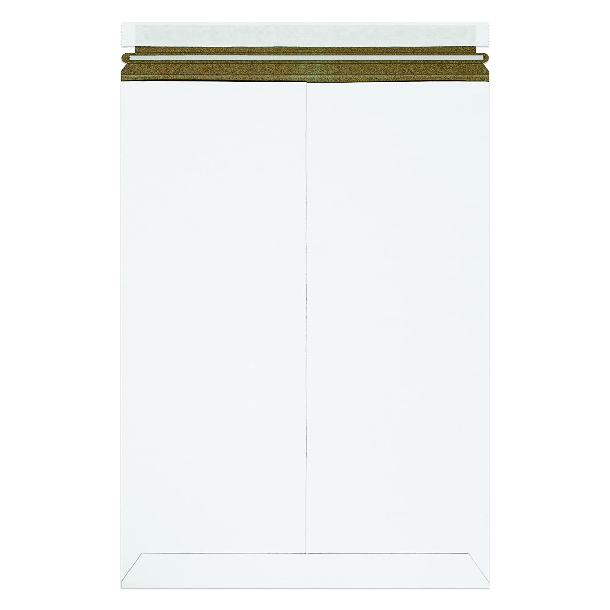 BOX USA StayFlat Mailer, 13"L x 18"W, Pack of 100
