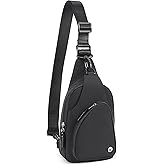 WESTBRONCO Small Sling Bag for Women Nylon Crossbody Sling Backpck Lightweight for Travel Casual Daily