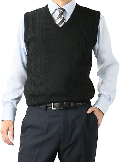 Amazon United Gold ニットベスト メンズ 日本製 ビジネス ベスト 洗える ウォッシャブル ウォームビズ ウール混 ベスト 通販