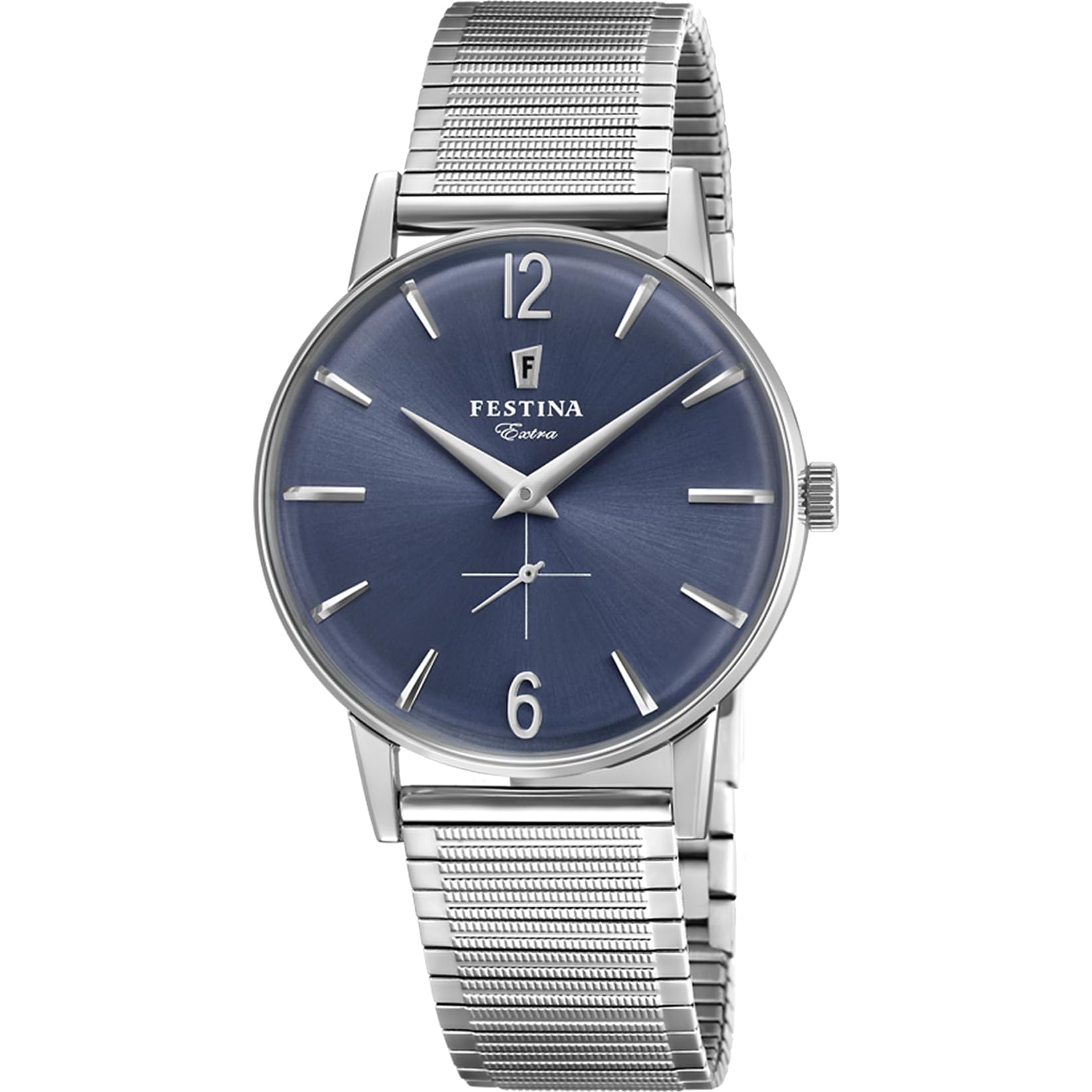 Festina Mens Quartz Watch, Analogue Classic Display and Stainless Steel Strap F20250/3