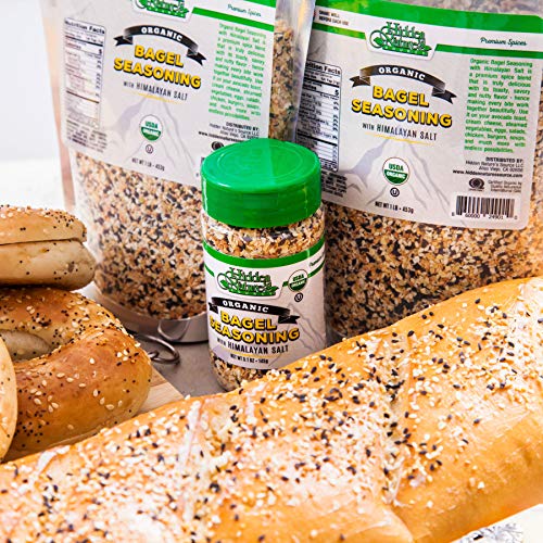 Organic Everything Bagel Seasoning Blend Himalayan Sea Salt Sesame