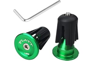 PLATT Bicycle Bar End Plugs Aluminum Bike Handlebar Cap For Road Bike Mountain Bike BMX (One Pair)