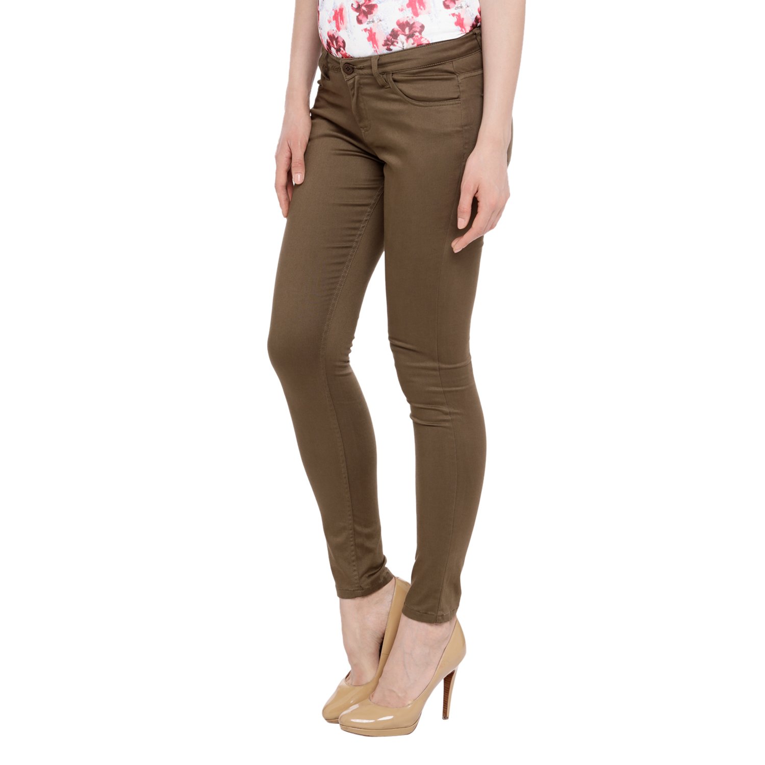 annabelle by pantaloons women's solid pant