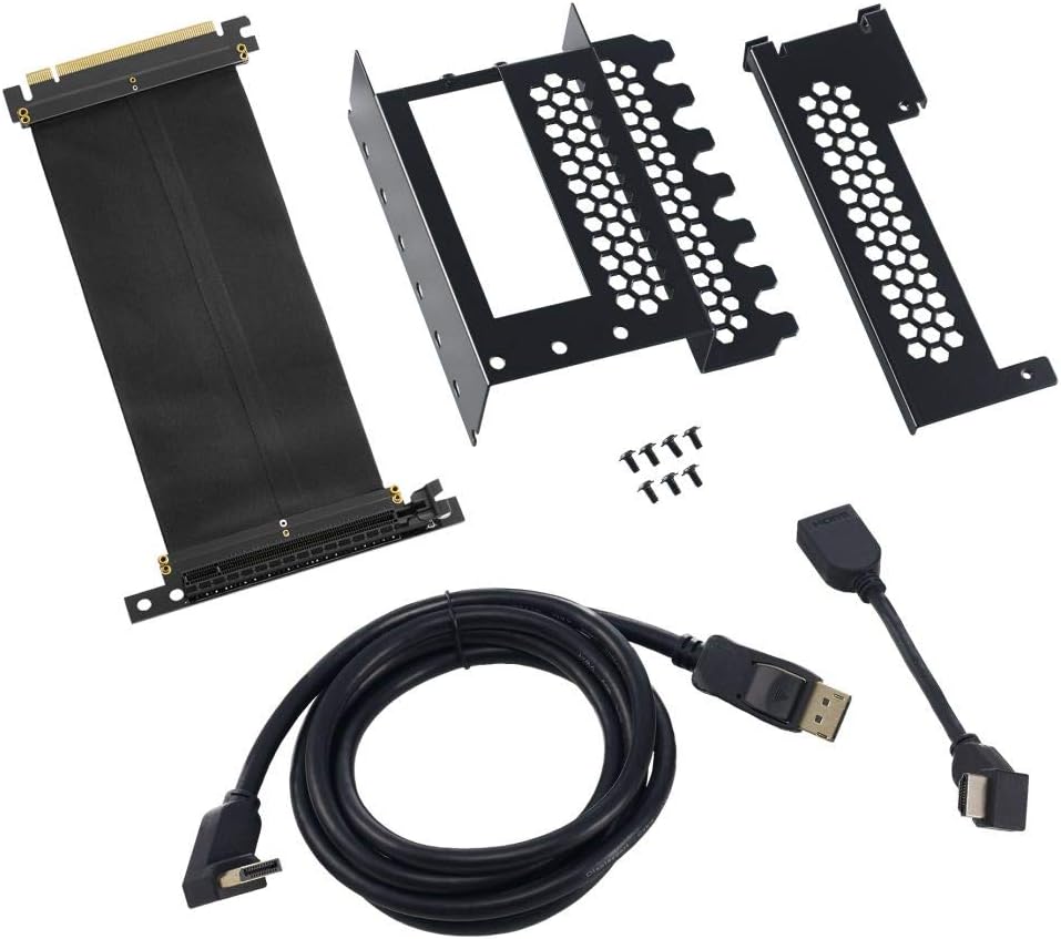 CableMod Vertical PCIe Bracket HDMI + DisplayPort