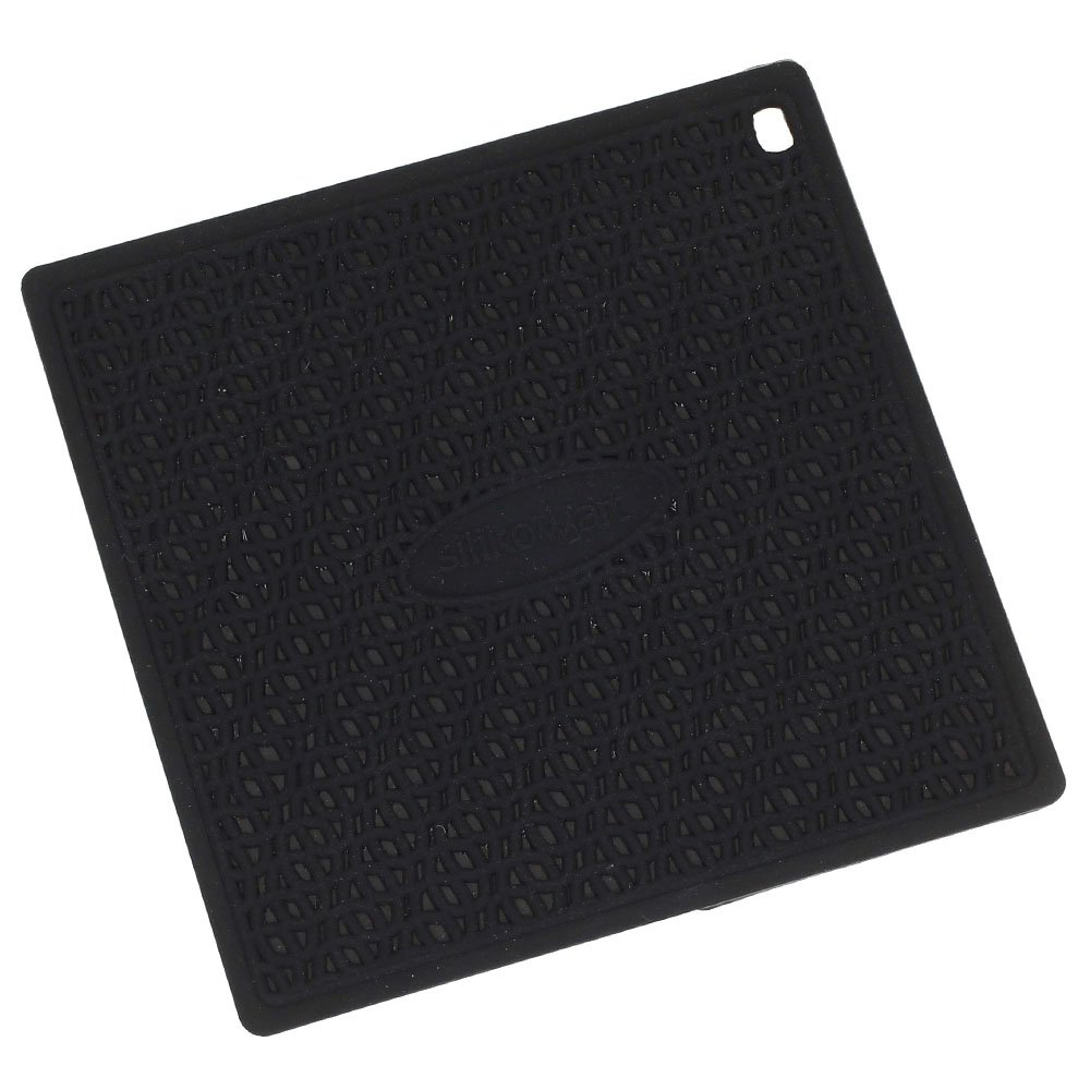 Silikomart | Silicone Pot Holder, Size 175 x 175 mm, Color Black