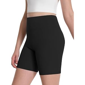 Moozava Girls Bike Shorts Athletic High Waist Kids Gymnastics Dance Volleyball Shorts Comfy Spandex Cartwheel Shorts