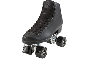Riedell RW Wave Roller Skates - Durable Recreational Quad Skates for Men and Women with Padded Lining, Precision Bearings, an