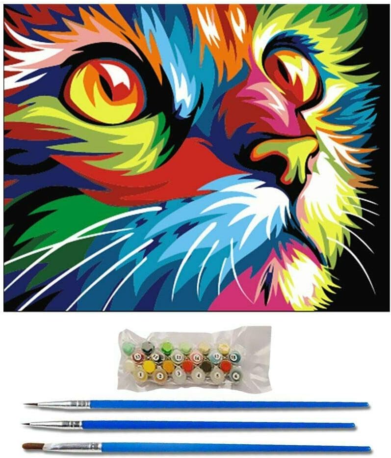 Malen Nach Zahlen Set Für Erwachsene 'Boot' – 40x50 Cm Leinwand, 3 Pinsel, Acrylfarben, DIY Gemälde Zum Entspannen