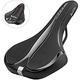 ROTTO 自転車 サドル 防水 お尻が痛くない ブラック 軽い 防水カバー付き