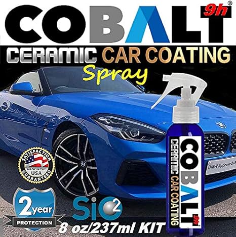 Amazon Xtremenano9h コバルト 9h セラミック カーコーティング スプレーペイント 保護 傷防止 超疎水性 高光沢 光沢 8oz Cobalt Spray 洗車 お手入れ用品 車 バイク