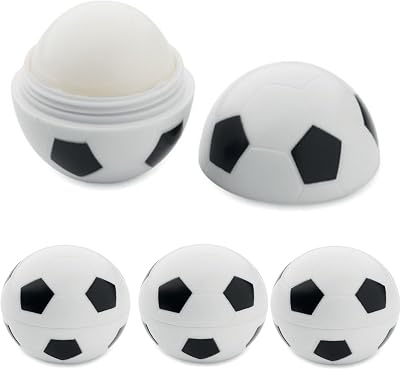noTrash2003 Set 4 Vanilla Lip Balm SPF 10 Golf Football Tennis Ball Tins