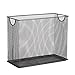 Honey-Can-Do OFC-06209 Mesh Tabletop File Holder, 5.5 x 12.5 x 9.88, Black