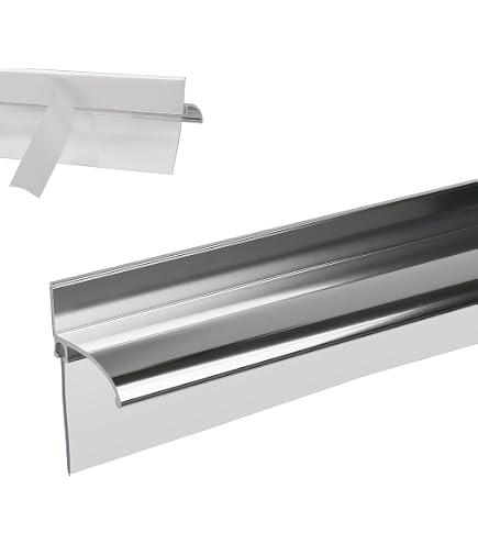 Prime-line Duschtür Bodendichtung, 40,6 Cm, Transparent, Mit Sternspitze Für Einfache Montage