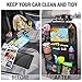 VONDERSO Car Backseat Organizer Kick Mats with Touch Screen Tablet Holder Waterproof Car Seat Back Protector with 11 Storage Pockets for Kids Universal Car Travel Accessories(Black, 2 Pack)