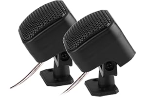 HETHLIF Compact Car Square Speakers High Sensitivity 500W Audio Tweeters for Loud Music, Low Power Consumption, Black Stereo 