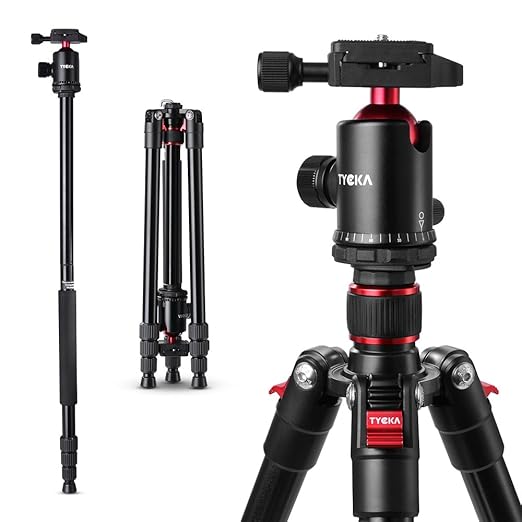 Camera Tripod Tycka Lightweight 65" Aluminum Alloy Amazon.co.uk Camera & Photo