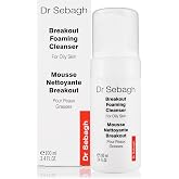 Dr Sebagh Breakout Foaming Cleanser (3.4 fl oz) - Face Wash for Acne Prone/Oily Skin - Purifies, Clears &amp; Hydrates - Foam Face Wash for Oily Skin - Deep Pore Cleanser - Facewash