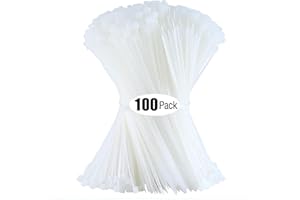 Zip Ties Heavy Duty 12 Inch,WLEAD 50lbs Tensile Strength Self-Locking Premium Nylon Cable Ties UV Resistant for Office,Garden,Indoor and Outdoor (100Pack)