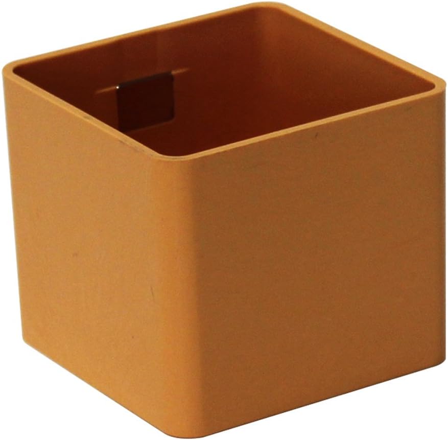 KalaMitica Magnetic pot for wall storage or wall decoration, shape mini ball, Ø 6 cm, apricot, 6,3 x 5,5 x 6,3 cm