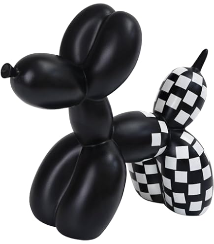 Bonita Estatua De Perro Que Parece Que Está Hecha De Globos, Escultura De Animales FriyGardcn Para Decoración Del Hogar, Decoración Moderna, Regalos Para Sala De Estar, Dormitorio, Estante, Oficina