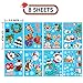 216 Pcs Fall Window Clings Stickers Fall Window Decorations for Autumn Thanksgiving Holiday Glass Window Decorations (9 Sheets)