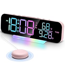 Cadmos Cute Loud Vibrating Alarm Clock for Heavy