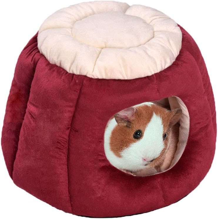 WOWOWMEOW GuineaPigs Bed,Hamster Bed,Small Animals Warm Hanging Cage