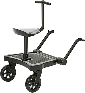 ABC Design Universal Kiddy Board - Kiddie Ride On 2 inkl. Sitz | beslastbar bis 20 kg | Universell für fast alle gängigen Kinderwagen & Buggy geeignet