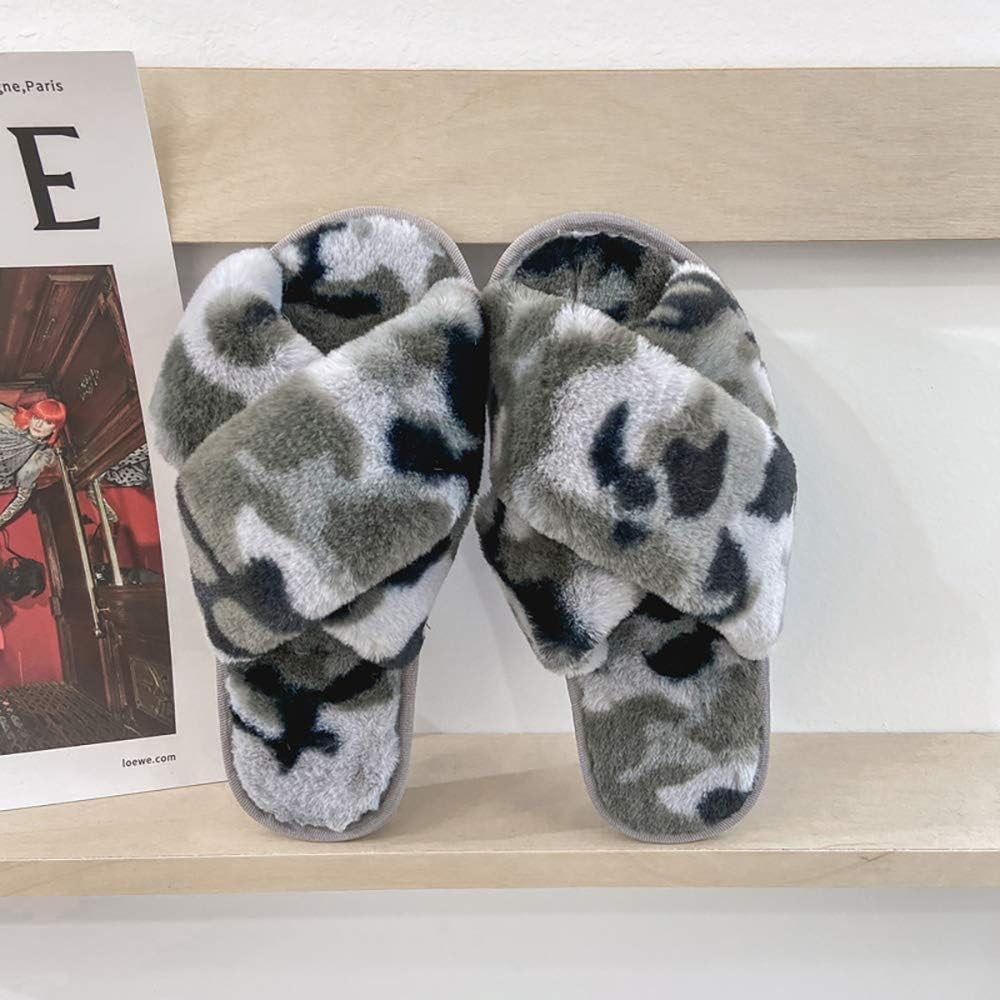 Scarpe Pantofole Donna Invernali Peluche Casa Scarpe Slippers Ciabatte  Aperta Pantofole Pelose Diapositive Fluffy Infradito urban-earth.co.uk