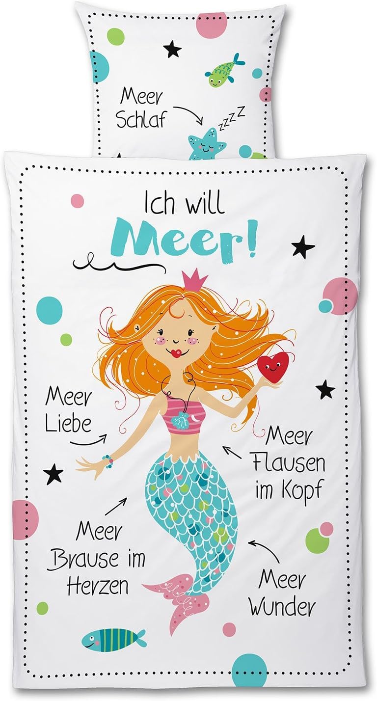 GRUSS & CO Bed Linen, Cotton, Multicoloured, Bezug Decke 135 cm x 200 cm Bezug Kopfkissen: 80 cm x 80 cm — image 1