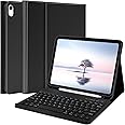 TQQ for iPad 10th Generation Case with Keyboard (10.9", 2022) & iPad (A16) 11th Gen (11", 2025) - Magnetic Wireless Detachable Keyboard, Stand Folio Cover with Pencil Holder, Thin & Light (Black)