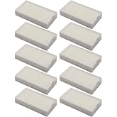 10pcs HEPA Filter for ILIFE Robot Vacuum, Hepa filter 80mm x 40mm x 15mm | Replacement Filters for ILIFE V3S Pro, V3, V3S, V5, V5S, V5S Pro, V50 Pro, Noisz S5 Robotic Vacuum Robot Vacuum Filters