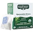 Organic Positively Tea Company, Spearmint Green Tea Bags, 20 Count