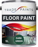 Trade Paints Heavy Duty Quick Dry Floor Paint 5 L Green BS14C39