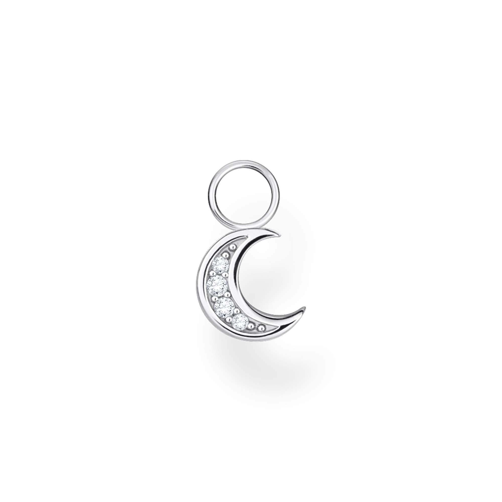 Thomas Sabo single earring pendant moon silver 925 sterling silver EP003-051-14