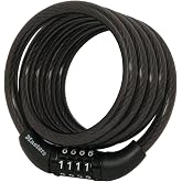 Master Lock Combination Cable Bike Lock 4-Foot Long Bicycle Lock, 8143D | Bike Lock Provides Anti-Theft Security For eBikes &