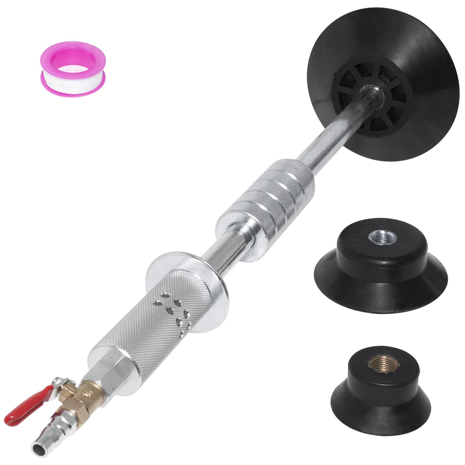 Photo 1 of YoShin Car Dent Puller Tool, Slide Hammer Dent Puller with 3 Suction Cups, No Drilling or Welding, Air Pneumatic Dent Removal Kit for Car Dent Door Dings Repair, 4K0-9DZ-I4I651