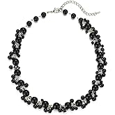 Beaded Pearl Necklace - Elegant Pearl Choker Necklaces for Women Fashion Jewelry Birthday Gift for Mom