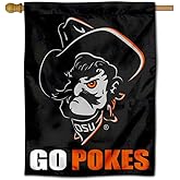 OSU Cowboys GO POKES Double Sided House Flag