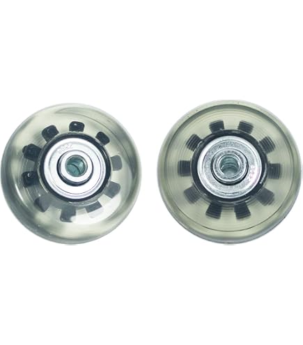 thumbnail image 2 of Luggage Wheels Replacement Kit - 80mm Universal Rubber Swivel Corner Wheels 2 of 10