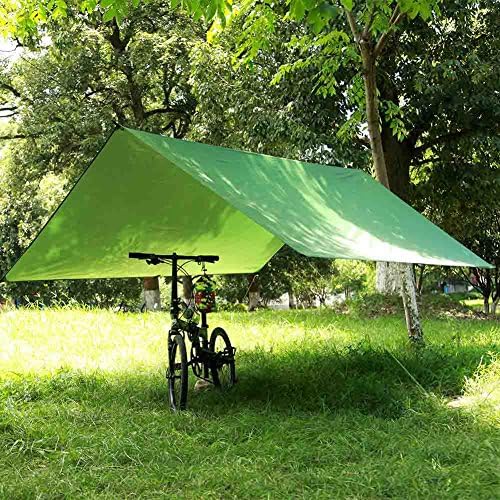 Sportstorm Beach Sun Shelter Tarp - Beach Tent Waterproof Tent - UV Protection Sun Shelter Shade Portable Canopy Sunshade with Steel Poles & Carrying Bag for Outdoor Camping/Beach/Travel