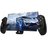 ASRVA Switch 2 Controller | Hall Effect Joystick, 9-Axis Gyro, Turbo, Dual Vibration, 4 Game Card Slots, 2 Replaceable D-pad Caps, Ergonomic Open-Top Replacement Wired Joypad for Nintendo Switch 2（Black）