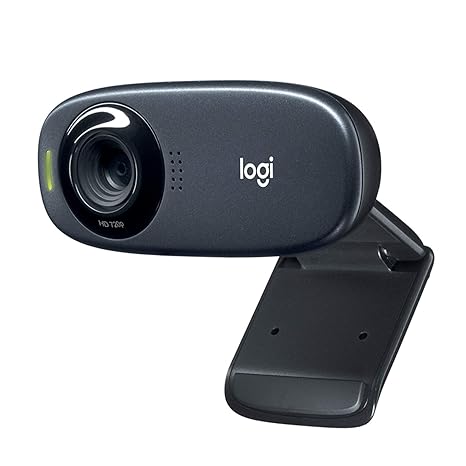 Logitech C310 HD-Webcam für Videogespräche und Videoaufnahmen im Breitbildformat mit 720p und Mikrofon mit Rauschunterdrückun