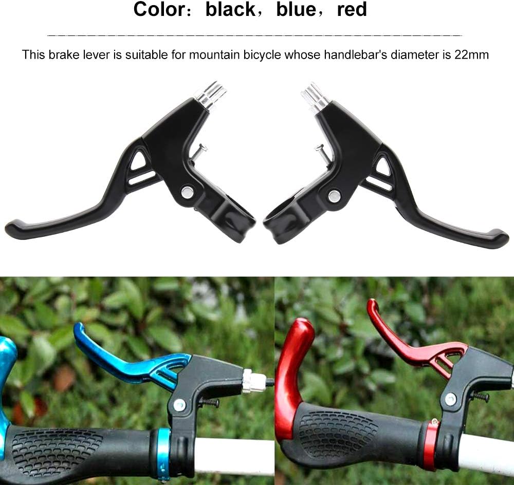 willkey Bicycle Brake Levers Hand Brakes for Bicycles Bike, Aluminium Alloy MTB Bike Bicycle